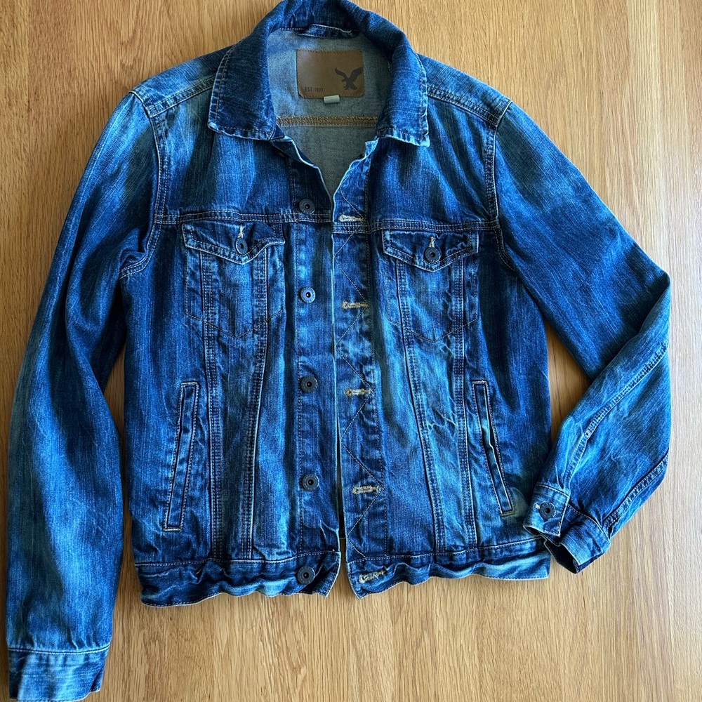 Acid wash Blue Denim Jacket - Men’s Jean Jacket